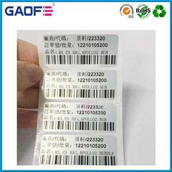 High temperature labels